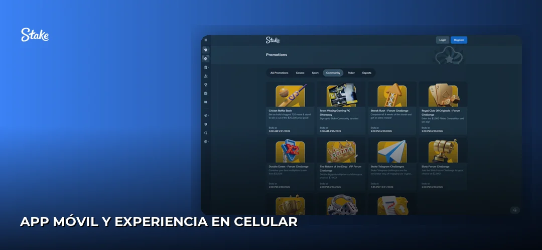 App móvil y experiencia en celular