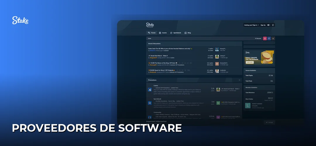 Proveedores de software